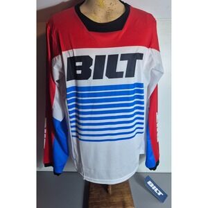 BILT Lux Defeater Jersey Mens Large Multicolored Long Sleeve NEW NWT Mesh MTX